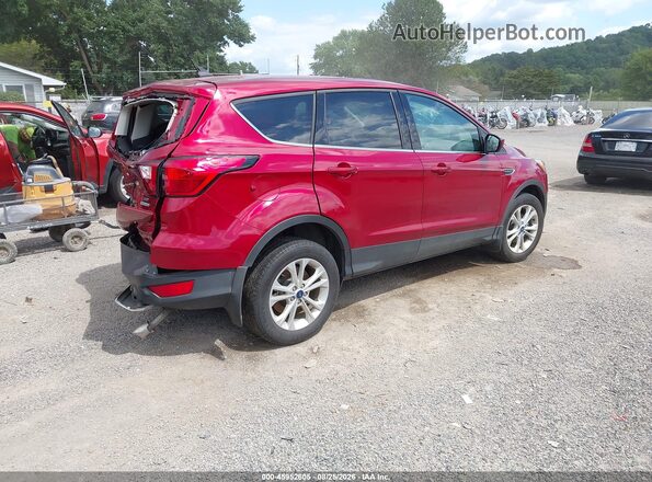 1FMCU0GD6KUA14227 2019 FORD ESCAPE Red Trasero derecho