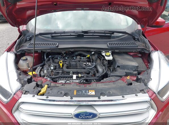 1FMCU0GD6KUA14227 2019 FORD ESCAPE Red Vista trasera
