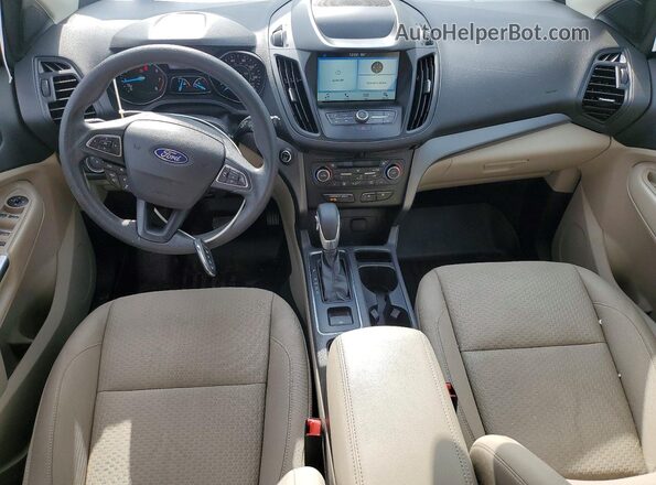 1FMCU0GD6KUC07381 2019 FORD ESCAPE Black Dashboard view