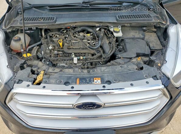 1FMCU0GD6KUC07381 2019 FORD ESCAPE Black Engine compartment view