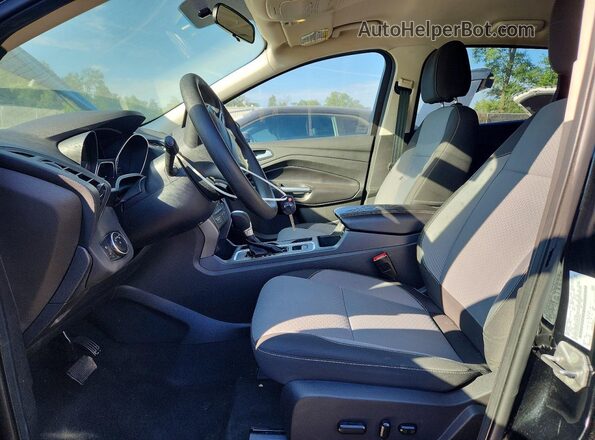 1FMCU0GD7HUA20644 2017 FORD ESCAPE Black Vista interior delantera