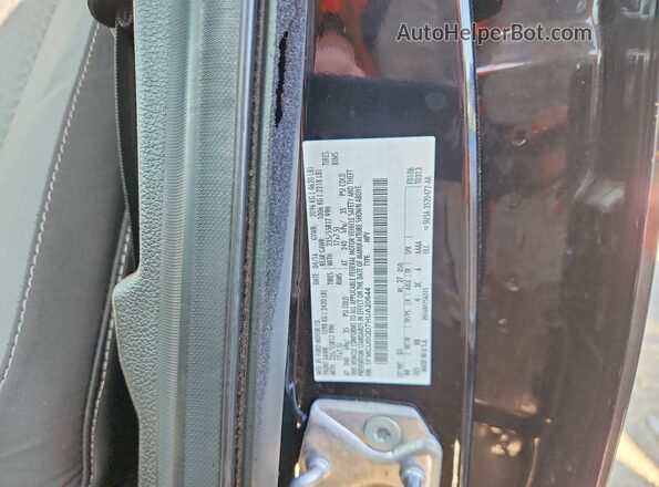 1FMCU0GD7HUA20644 2017 FORD ESCAPE Black Vista de la etiqueta del VIN