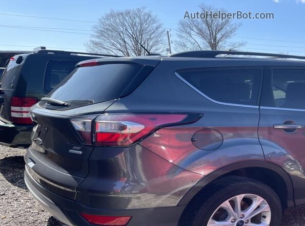 1FMCU0GD7HUC08158 2017 FORD ESCAPE Gray Tył prawy
