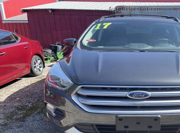 1FMCU0GD7HUC08158 2017 FORD ESCAPE Gray Widok z przodu