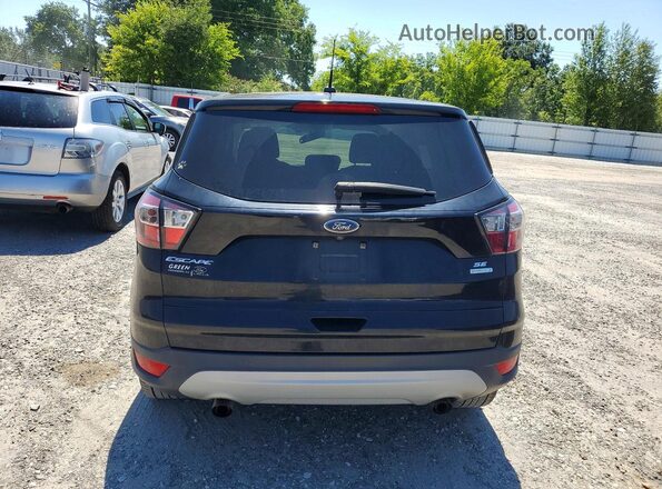 1FMCU0GD7HUC42603 2017 FORD ESCAPE Black უკანა ხედი