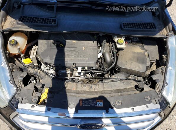 1FMCU0GD7HUC42603 2017 FORD ESCAPE Black ძრავის განყოფილების ხედი