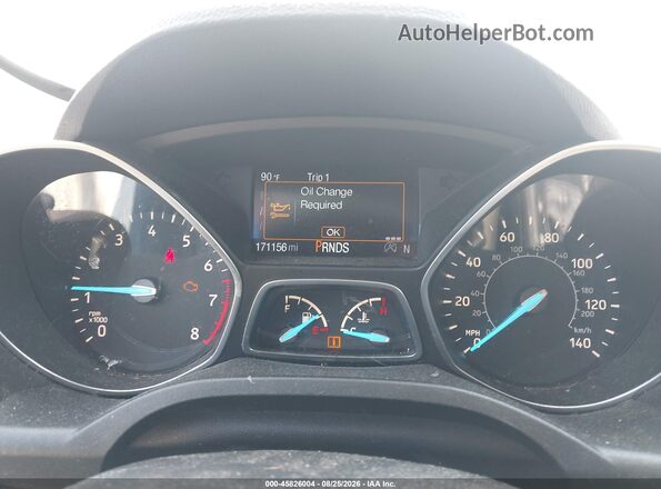 1FMCU0GD7HUD08454 2017 FORD ESCAPE Black უკანა სავარძლების ხედი