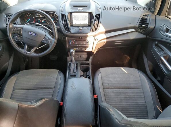 1FMCU0GD7HUD16036 2017 FORD ESCAPE Black Dashboard view