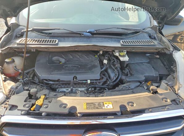 1FMCU0GD7HUD16036 2017 FORD ESCAPE Black Engine compartment view