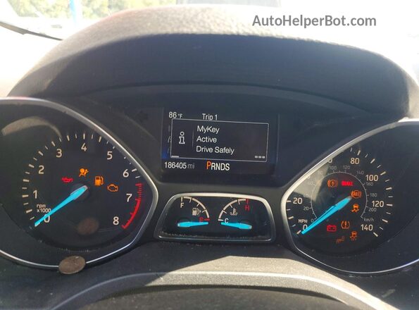 1FMCU0GD7HUD28204 2017 FORD ESCAPE Silver Սարքավորումների վահանակի տեսք