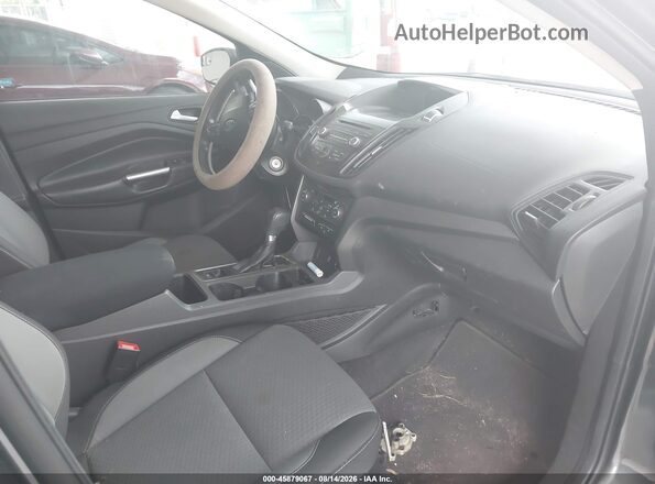 1FMCU0GD7HUE17156 2017 FORD ESCAPE Gray Vista interior delantera