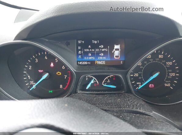 1FMCU0GD7HUE17156 2017 FORD ESCAPE Gray Vista de los asientos traseros