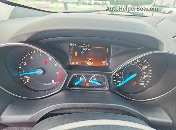 1FMCU0GD7HUE42803 2017 FORD ESCAPE White Սարքավորումների վահանակի տեսք