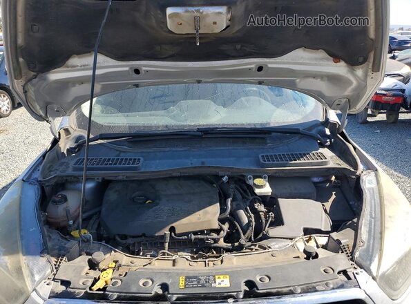 1FMCU0GD7HUE74005 2017 FORD ESCAPE Silver Շարժիչի բաժամունքի տեսք