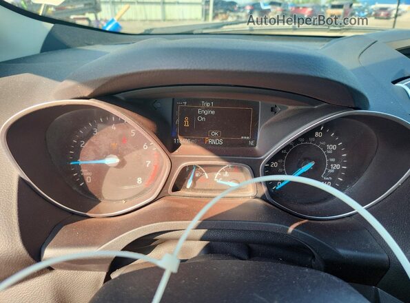 1FMCU0GD7HUE91600 2017 FORD ESCAPE Gold Սարքավորումների վահանակի տեսք