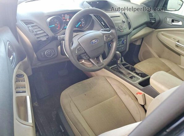 1FMCU0GD7HUF02630 2017 FORD ESCAPE Black Вид щитка приладів