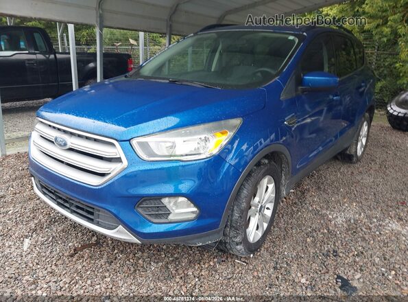 1FMCU0GD7JUA36770 2018 FORD ESCAPE Blue Front view