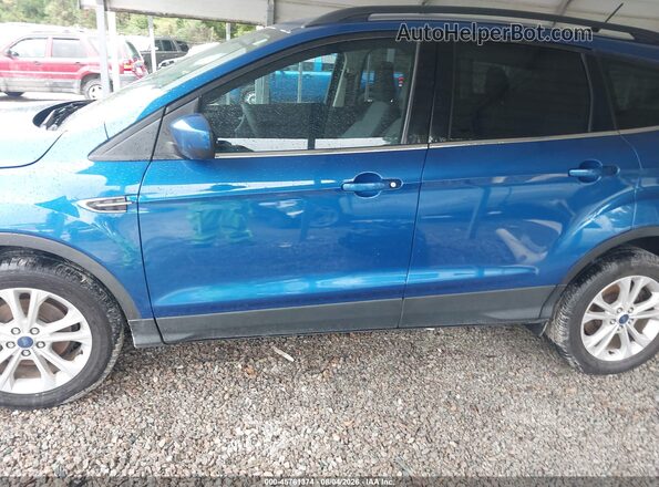 1FMCU0GD7JUA36770 2018 FORD ESCAPE Blue Rear interior view