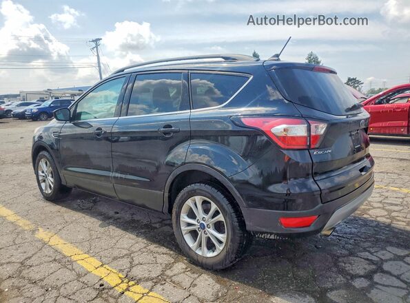 1FMCU0GD7JUB10253 2018 FORD ESCAPE Black Rear left
