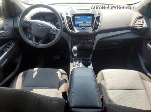 1FMCU0GD7JUB10253 2018 FORD ESCAPE Black Dashboard view