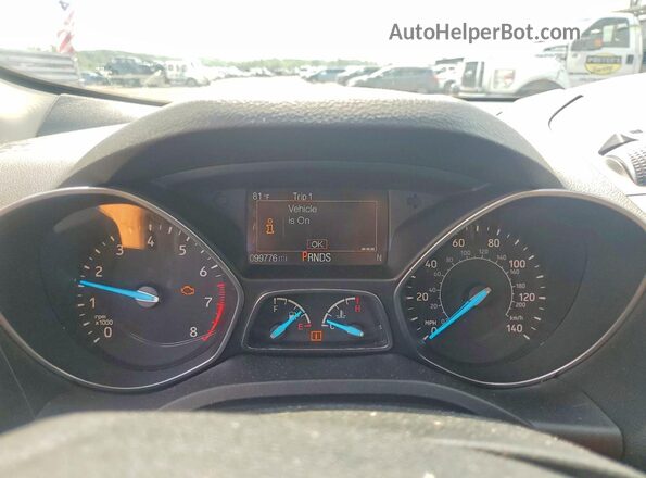 1FMCU0GD7JUB10253 2018 FORD ESCAPE Black Instrument cluster view