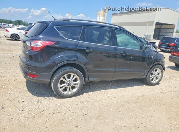 1FMCU0GD7JUB41499 2018 FORD ESCAPE Black Tył prawy