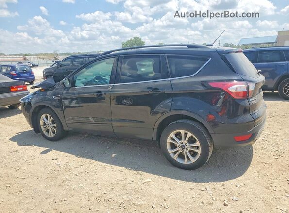 1FMCU0GD7JUB41499 2018 FORD ESCAPE Black Tył lewy