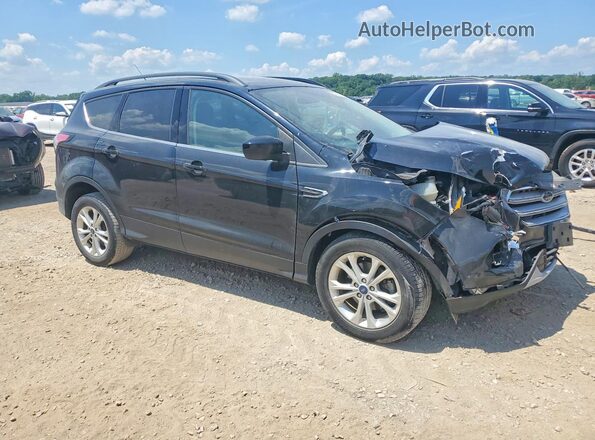 1FMCU0GD7JUB41499 2018 FORD ESCAPE Black Przód prawy