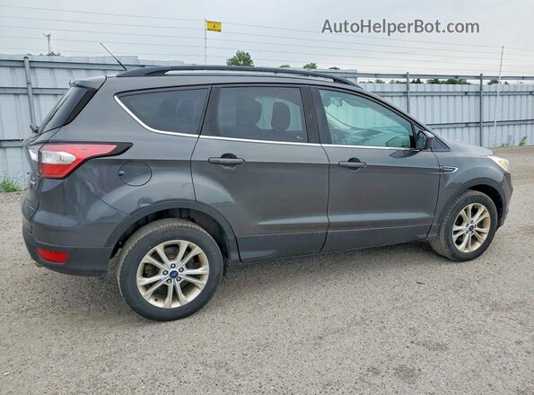 1FMCU0GD7JUB57802 2018 FORD ESCAPE Серый Задняя правая четверть