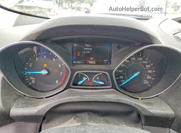 1FMCU0GD7JUB57802 2018 FORD ESCAPE Серый Вид щитка приборов