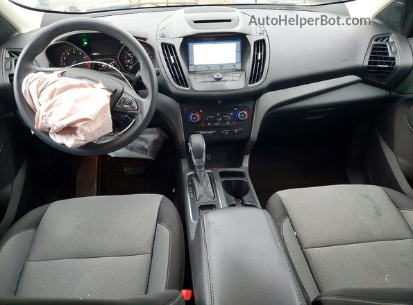 1FMCU0GD7JUC03970 2018 FORD ESCAPE Белый Вид панели приборов