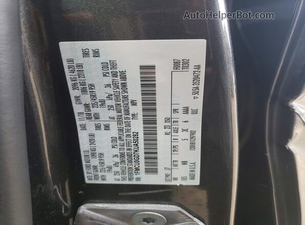1FMCU0GD7KUA50282 2019 FORD ESCAPE Серый Вид подкапотного пространства