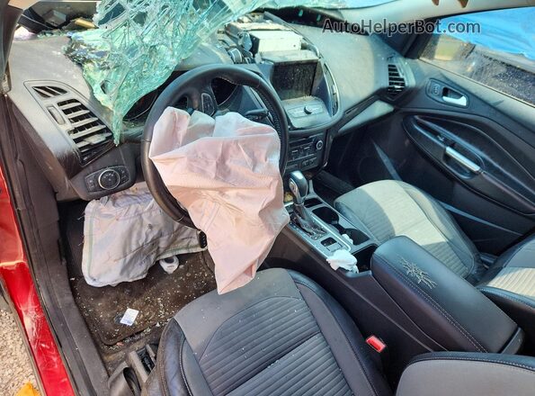 1FMCU0GD7KUB57333 2019 FORD ESCAPE Red Вид панелі приладів