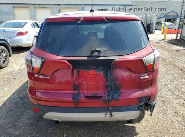 1FMCU0GD8HUB01247 2017 FORD ESCAPE Red Rear view
