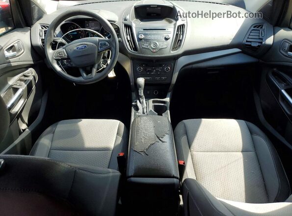 1FMCU0GD8HUB01247 2017 FORD ESCAPE Red Dashboard view