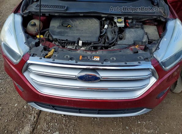 1FMCU0GD8HUB01247 2017 FORD ESCAPE Red Engine compartment view