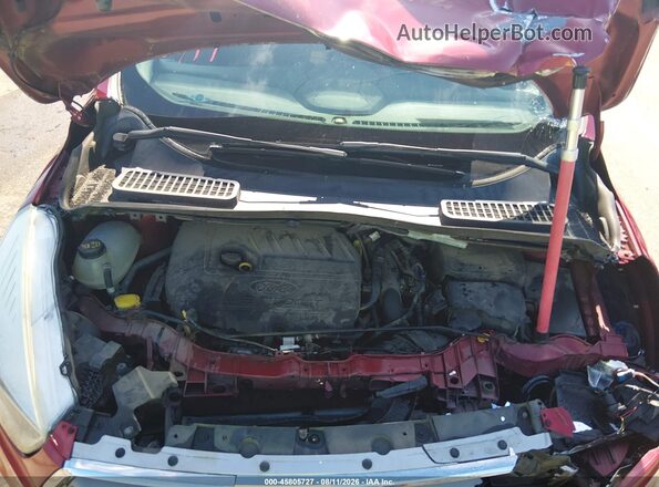 1FMCU0GD8HUC18925 2017 FORD ESCAPE Maroon უკანა ხედი