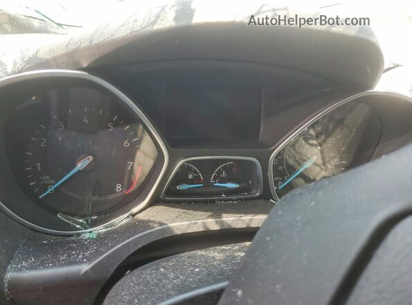 1FMCU0GD8HUC47390 2017 FORD ESCAPE Black Widok zestawu wskaźników