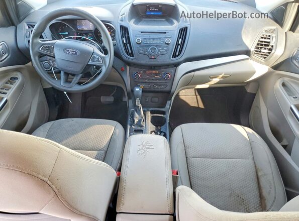 1FMCU0GD8HUC73181 2017 FORD ESCAPE White Вид панелі приладів