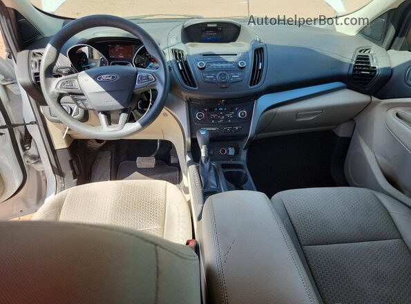 1FMCU0GD8HUC88201 2017 FORD ESCAPE Белый Вид наклейки с VIN-кодом