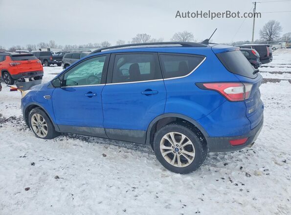 1FMCU0GD8JUA83015 2018 FORD ESCAPE Blue Tył prawy