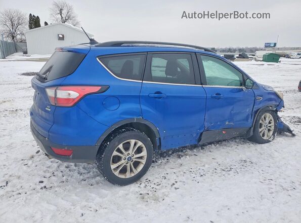1FMCU0GD8JUA83015 2018 FORD ESCAPE Blue Widok z tyłu