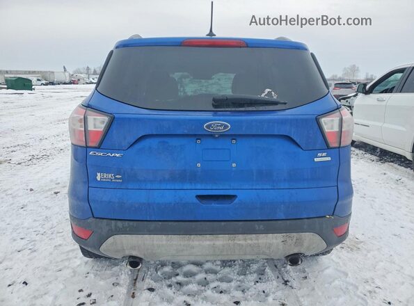 1FMCU0GD8JUA83015 2018 FORD ESCAPE Blue Widok komory silnika