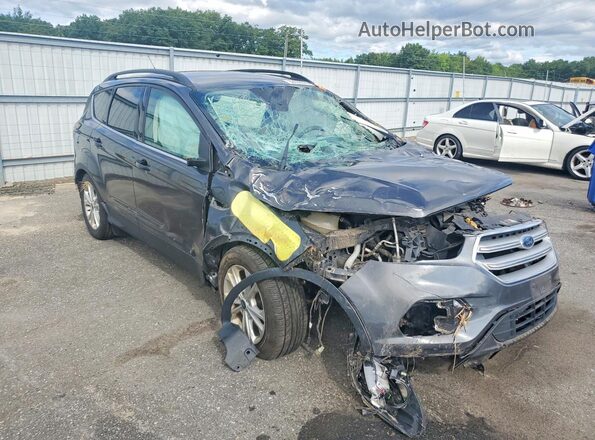 1FMCU0GD8JUC36959 2018 FORD ESCAPE Угольный Передняя правая четверть