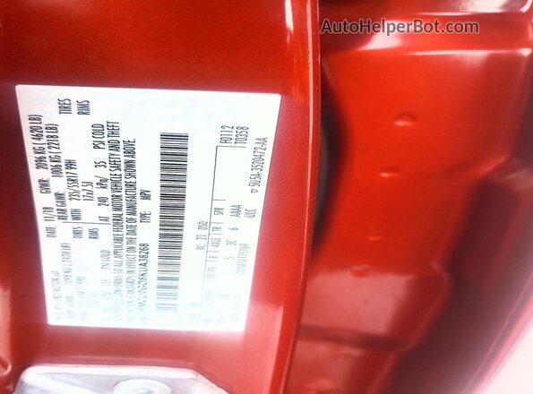1FMCU0GD8KUA38268 2019 FORD ESCAPE Orange VIN կոդի պիտակի տեսք