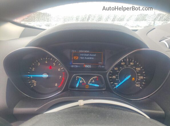 1FMCU0GD8KUA38268 2019 FORD ESCAPE Orange Սարքավորումների վահանակի տեսք