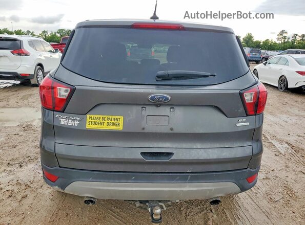 1FMCU0GD8KUA50730 2019 FORD ESCAPE Gray Вид ззаду