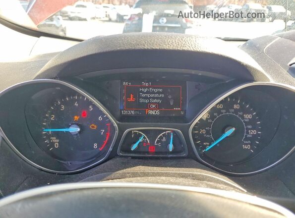 1FMCU0GD8KUB04768 2019 FORD ESCAPE Orange Vista del cuadro de instrumentos
