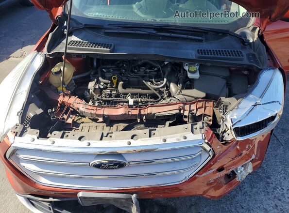 1FMCU0GD8KUB04768 2019 FORD ESCAPE Orange Vista interior trasera