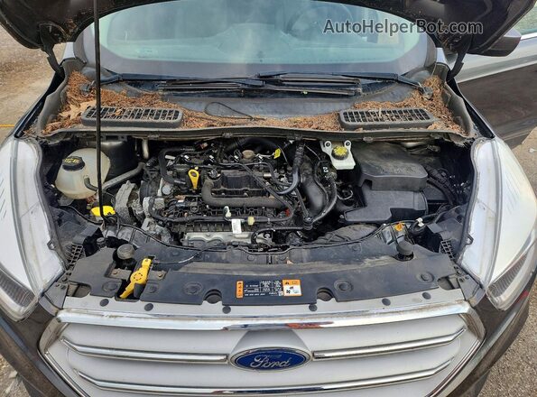 1FMCU0GD8KUB13082 2019 FORD ESCAPE Silver Engine compartment view